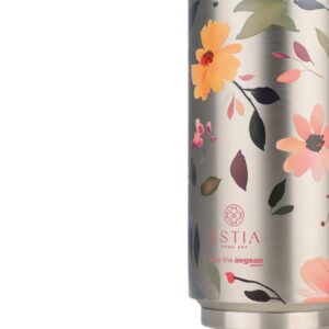Estia Θερμός Travel Cup Save The Aegean 500ml Silver Botanic 01-31299 - Image 2