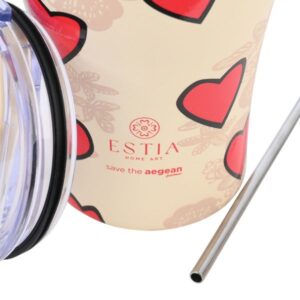 Estia Θερμός - Κούπα Coffee Mug Save the Aegean 350ml Tender Lace 01-31817 - Image 2