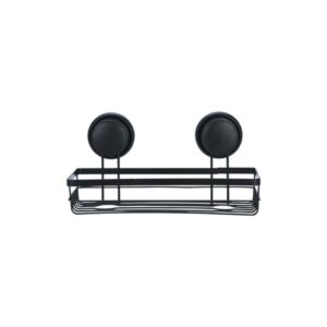 Estia Εταζέρα Με Βεντούζες Ίσια 26.5x11.3x5cm Μαύρη 02-23713 - Image 2