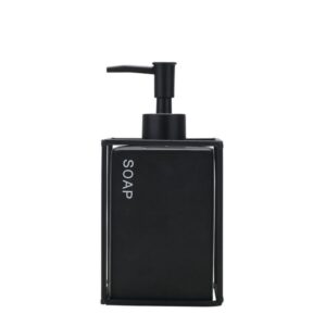 Estia Αντλία Σαπουνιού Cage Κεραμικό 450ml 8.5x8.5x18.5cm Μαύρο 02-29999 - Image 2