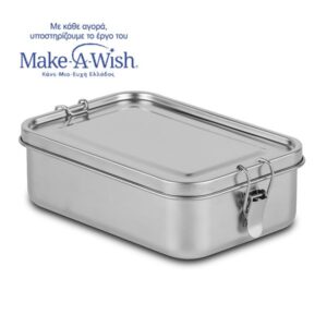 Nava Φαγητοδοχείο Ανοξείδωτο Ορθογώνιο We Care 1400ml 10-003-002
