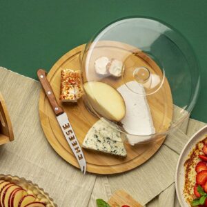 Nava Τυριέρα - Βάση Για Κέικ Ξύλινη Με Πλαστικό Καπάκι Terrestrial Φ28cm 10-107-032 - Image 4