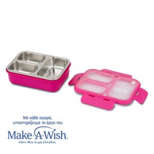 Nava Φαγητοδοχείο Ανοξείδωτο Ορθογώνιο Bento 800ml Magenta 10-262-001 - Image 2