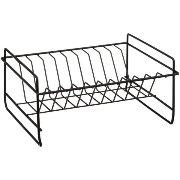 5Five Στραγγιστήρι - Πιατοθήκη 2 Επιπέδων 48x29x28.3cm Μαύρη 189784 - Image 6