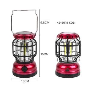 OEM Φανάρι LED Ντιμαριζόμενο Με Ηλιακό Συλλέκτη Και Λειτουργία Powerbank Φούξια ZJ-1990T-Fuchsia - Image 4