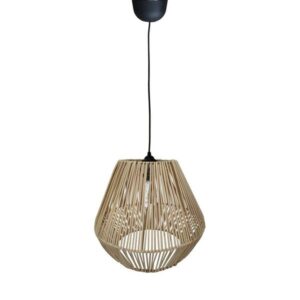 Inart Φωτιστικό Οροφής Ψάθινο Lilabel Φ25x84cm Φυσικό 313-000033