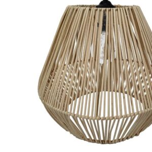 Inart Φωτιστικό Οροφής Ψάθινο Lilabel Φ25x84cm Φυσικό 313-000033 - Image 2
