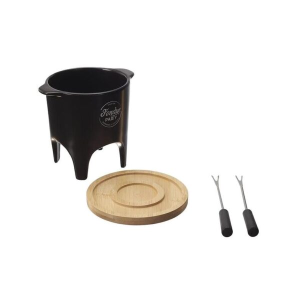 Cook Concept Σκεύος Για Φοντύ 2 Ατόμων Θέρμανση Με Ρεσώ Κερί Μαύρο KC2488 - Image 6