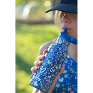 Ecolife Θερμός – Μπουκάλι X Vasiliki 500ml Blue 33-BO-2324 - Image 3