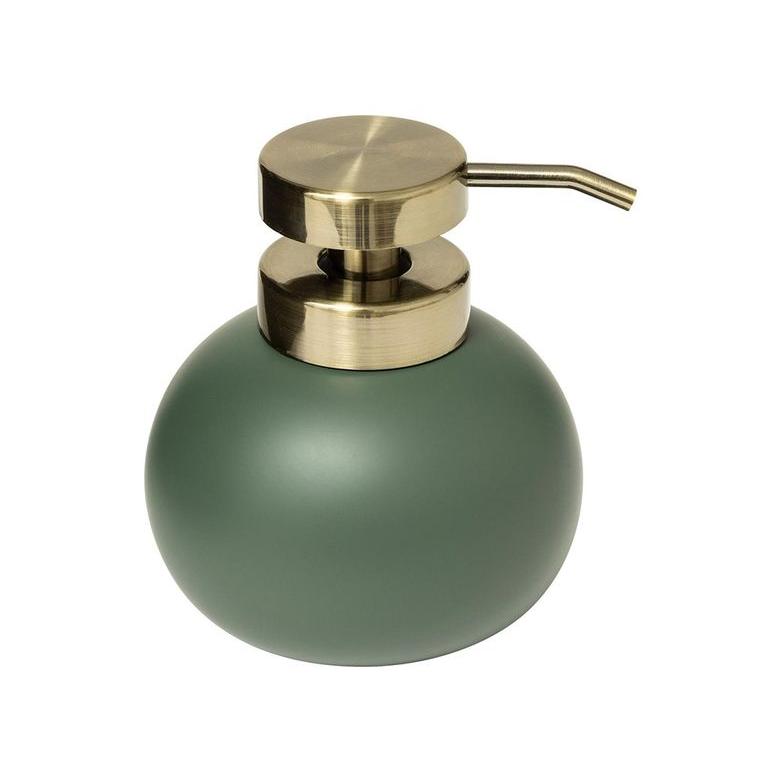 365800192-1_782_600 5Five Αντλία Σαπουνιού - Dispenser Κεραμικό Ficus 350ml 10.1x10.1x12.2cm Πράσινο 200169B - Image 1