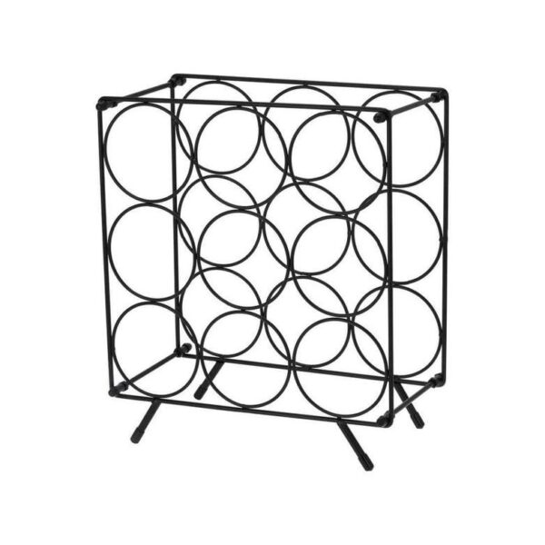 Excellent Houseware Κάβα - Bάση Για Μπουκάλια Κρασιού 9 Θέσεων 31x18x36.5cm DD1001030 - Image 2