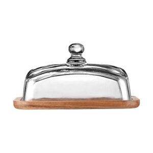 Estia Βάση Τυριών Allure 18.5x12.8x10cm Με Γυάλινο Καπάκι 01-26745 - Image 2