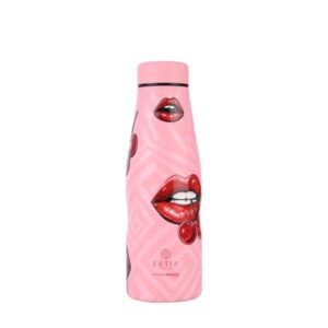 Estia Θερμός Παγούρι Travel Flask Save The Aegean 500ml Blush Pop 01-31657
