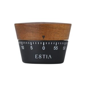 Estia Χρονόμετρο Κουζίνας Allure Αναλογικό 60 Λεπτών Μαύρο 01-32722