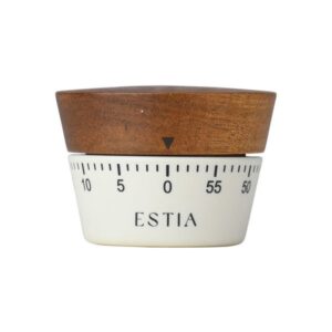 Estia Χρονόμετρο Κουζίνας Allure Αναλογικό 60 Λεπτών Ivory 01-32739