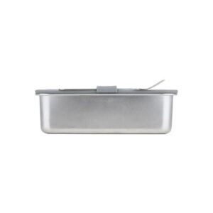 Estia Φαγητοδοχείο Ανοξείδωτο Ορθογώνιο 1250ml Με Γυάλινο Καπάκι Και Πηρούνι 01-33026 - Image 3