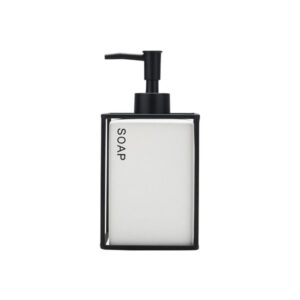 Estia Αντλία Σαπουνιού Cage Κεραμικό 450ml 8.5x8.5x18.5cm Λευκό 02-30018 - Image 2