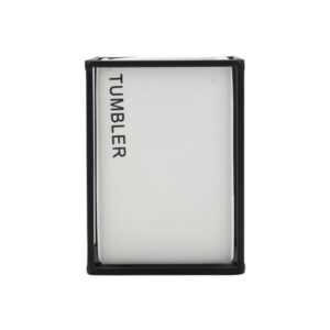 Estia Ποτηράκι Μπάνιου Cage Κεραμικό 8.5x8.5x12cm Λευκό 02-30025 - Image 2