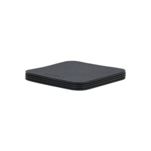 Estia Σουβέρ Allure PVC Σετ 4τμχ 10x10cm Μαύρο 07-32395 - Image 2