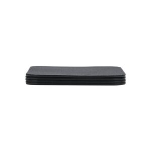 Estia Σουβέρ Allure PVC Σετ 4τμχ 10x10cm Μαύρο 07-32395 - Image 3