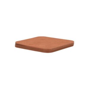 Estia Σουβέρ Allure PVC Σετ 4τμχ 10x10cm Καφέ 07-32401 - Image 2