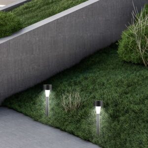 Eurolamp Ηλιακό Φωτιστικό Κήπου Φ4.7xΥ31cm IP44 0.1W 4000Κ Μαύρο 145-20853 - Image 4
