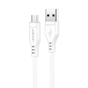Acefast Καλώδιο Σύνδεσης USB-A Σε Micro-USB 2.4A 1.2m Λευκό C3-09