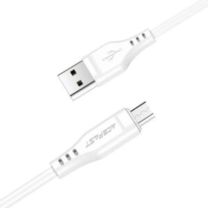 Acefast Καλώδιο Σύνδεσης USB-A Σε Micro-USB 2.4A 1.2m Λευκό C3-09 - Image 2