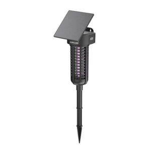 Eurolamp Εντομοκτόνο Επαναφορτιζόμενο 4W Με Ηλιακό Πάνελ IP44 Μαύρο 300-46004