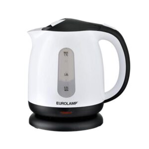 Eurolamp Βραστήρας Ανοξείδωτος 1.7lt 1850-2200W Λευκό-Μαύρο 300-70036