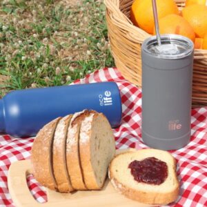 Ecolife Θερμός - Ποτήρι Για Καφέ Ανοξείδωτο 500ml Γκρι 33-BO-4127 - Image 3