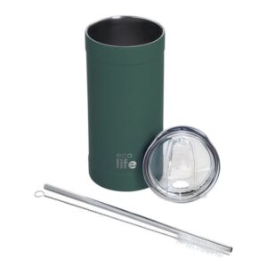 Ecolife Θερμός - Ποτήρι Για Καφέ Ανοξείδωτο 500ml Teal Green 33-BO-4128 - Image 2