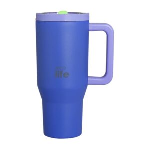 Ecolife Θερμός Ποτήρι Tumbler Με Διπλή Λαβή 900ml Blue Purple 33-BO-7075 - Image 6