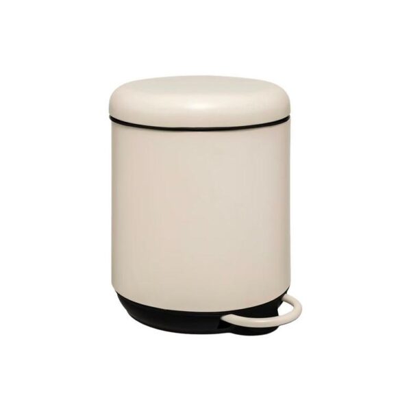 5Five Χαρτοδοχείο – Κάδος Μπάνιου Duo 5L 26.5x20.5x27cm Ivory Ιβουάρ 200170A