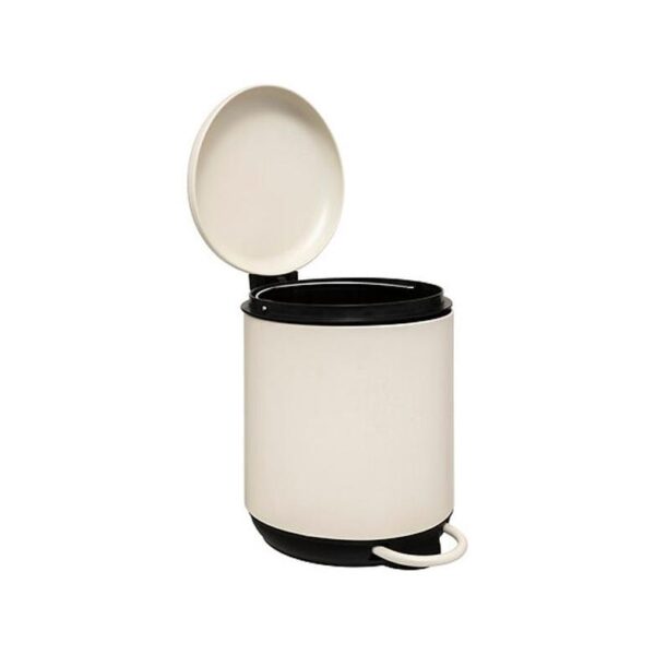 5Five Χαρτοδοχείο – Κάδος Μπάνιου Duo 5L 26.5x20.5x27cm Ivory Ιβουάρ 200170A - Image 2