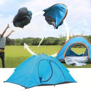 SummerTiempo Σκηνή Pop Up 4 Ατόμων 2 Πόρτες 2x2x1.30m Κυπαρισσί 42-680 - Image 9