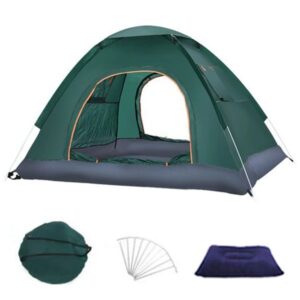 SummerTiempo Σκηνή Pop Up 4 Ατόμων 2 Πόρτες 2x2x1.30m Κυπαρισσί 42-680 - Image 4