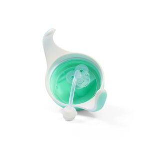 BabyOno Εκπαιδευτικό Ποτήρι Με Καλαμάκι 240ml Mint BN1464/03 - Image 4