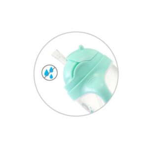 BabyOno Εκπαιδευτικό Ποτήρι Με Καλαμάκι 240ml Mint BN1464/03 - Image 3