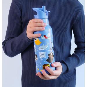 A Little Lovely Company Μπουκάλι - Παγούρι Θερμός XL Ανοξείδωτο 500ml Pirates DBSXPI90 | Homidoo.gr