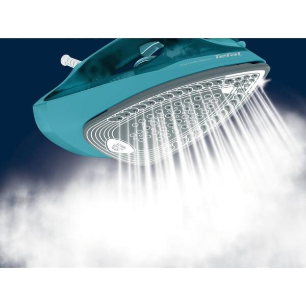 Tefal Σίδερο Ατμού 2500W Express Steam Με Αντικολλητική Πλάκα 45-200gr Ατμός Μπλε FV2867 - Image 5
