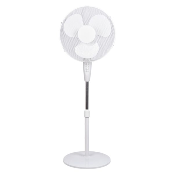 Adeleq ΑΝΕΜΙΣΤΗΡΑΣ ΟΡΘΟΣΤΑΤΗΣ Φ40cm 45W 3 ΠΤΕΡΥΓΙΑ ΛΕΥΚΟΣ 18-10