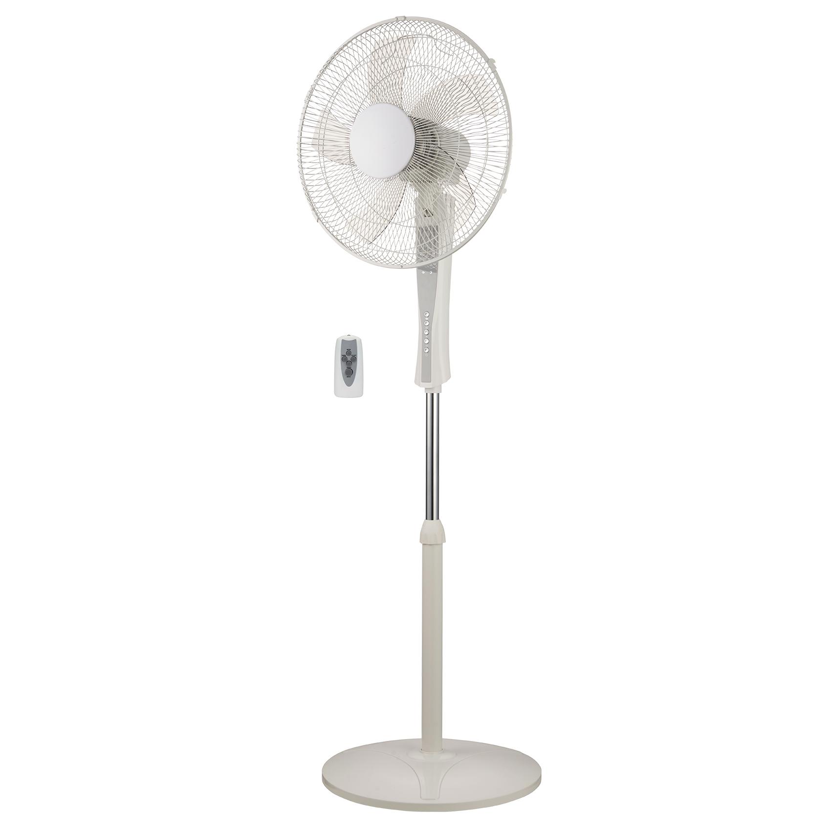Adeleq ΑΝΕΜΙΣΤΗΡΑΣ ΟΡΘΟΣΤ.Φ40cm 45W 5 ΠΤΕΡ.+ΤΗΛΕΧΕΙΡΙΣΤΗΡΙΟ ΛΕΥΚΟΣ 18-110