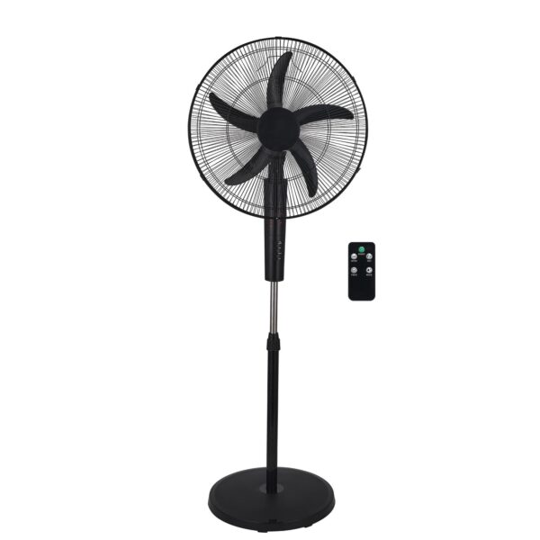 Adeleq ΑΝΕΜΙΣΤΗΡΑΣ ΟΡΘΟΣΤ.Φ50cm 65W 5 ΠΤΕΡΥΓ+ΤΗΛΕΧΕΙΡΙΣΤΗΡΙΟ ΜΑΥΡΟΣ 18-12