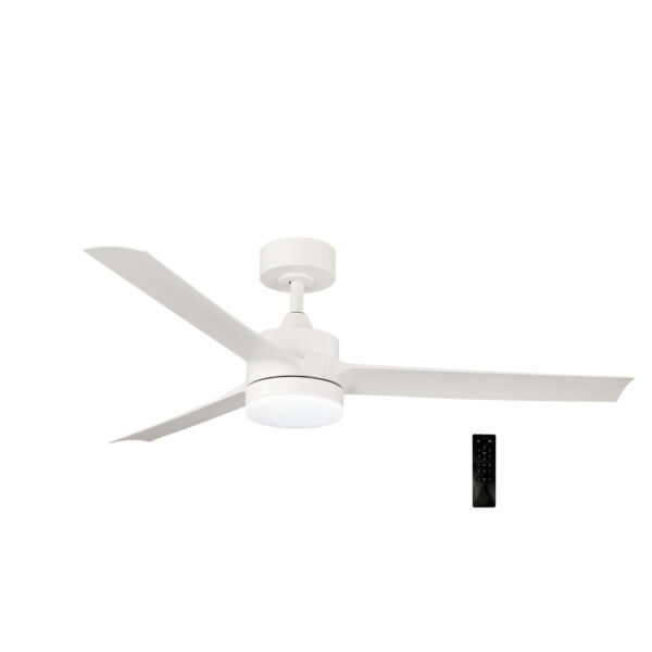 Adeleq ΑΝΕΜΙΣΤΗΡ.ΟΡΟΦΗΣ Φ1.32m DC35W LED22W ΛΕΥΚΟΣ ABS ΠΤΕΡ.ΛΕΥΚΑ 18-40