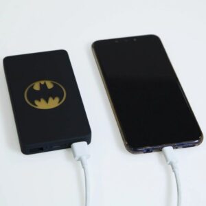 Lazerbuilt Power Bank DC Batman Με 2 Θύρες USB-A Και Φωτιζόμενο Logo 6000mAh 2A Μαύρο PBBM-6LI-BATLOGO - Image 5
