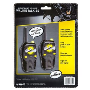 eKids Σετ 2 Walkie Talkies Batman Με Εμβέλεια 150 Μέτρων Μαύρο Ri-212BM - Image 4