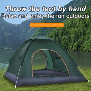SummerTiempo Σκηνή Pop Up 4 Ατόμων 2 Πόρτες 2x2x1.30m Κυπαρισσί 42-680 - Image 2