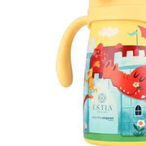Estia Θερμός Παγούρι Παιδικό Bubble Bottle Save The Aegean 300ml Fortress Dragon 01-33217 - Image 5