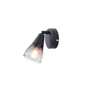 Arte Illumina Σποτ Μονό - Απλίκα Classy 1xE14 Φ8xY16.5cm Μαύρο 145-25270 - Image 3